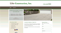 Desktop Screenshot of litoconstruction.net